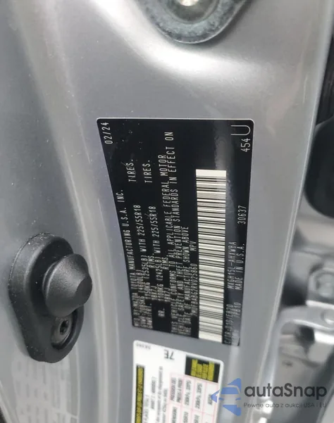 2024 Toyota Corolla Cross Se из США, поврежденный, VIN 7MUFBABG2RV025860